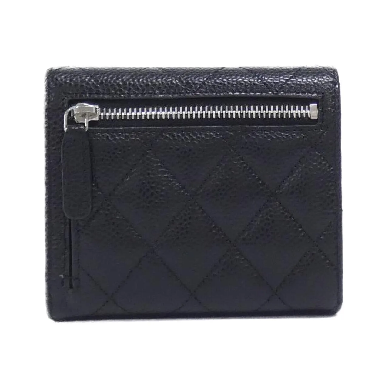 CHANEL Timeless Classic AP0231 Wallet Grained Calfskin Black Grained Calfskin Rank A - Thumbnail 2