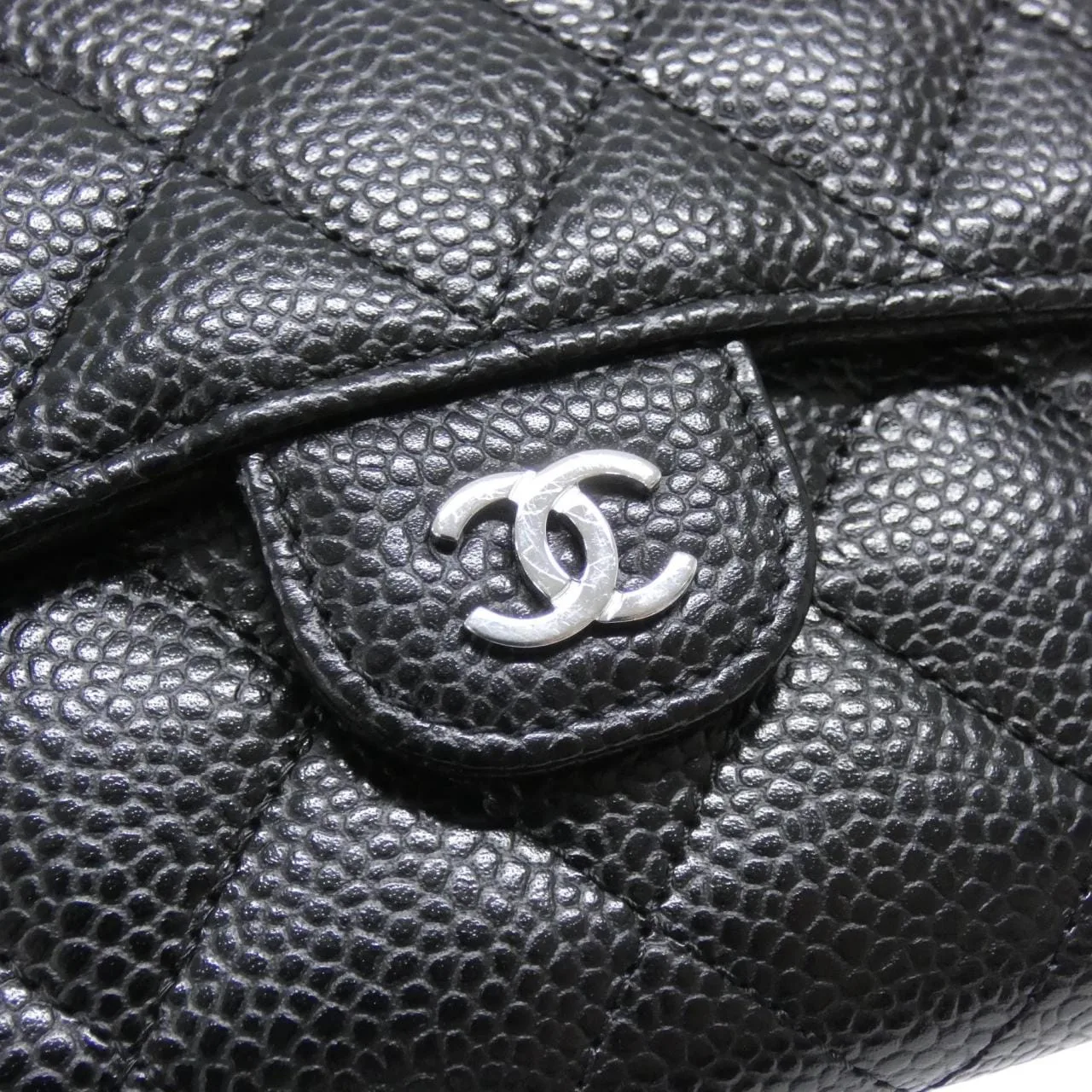 CHANEL Timeless Classic AP0231 Wallet Grained Calfskin Black Grained Calfskin Rank A - Thumbnail 3