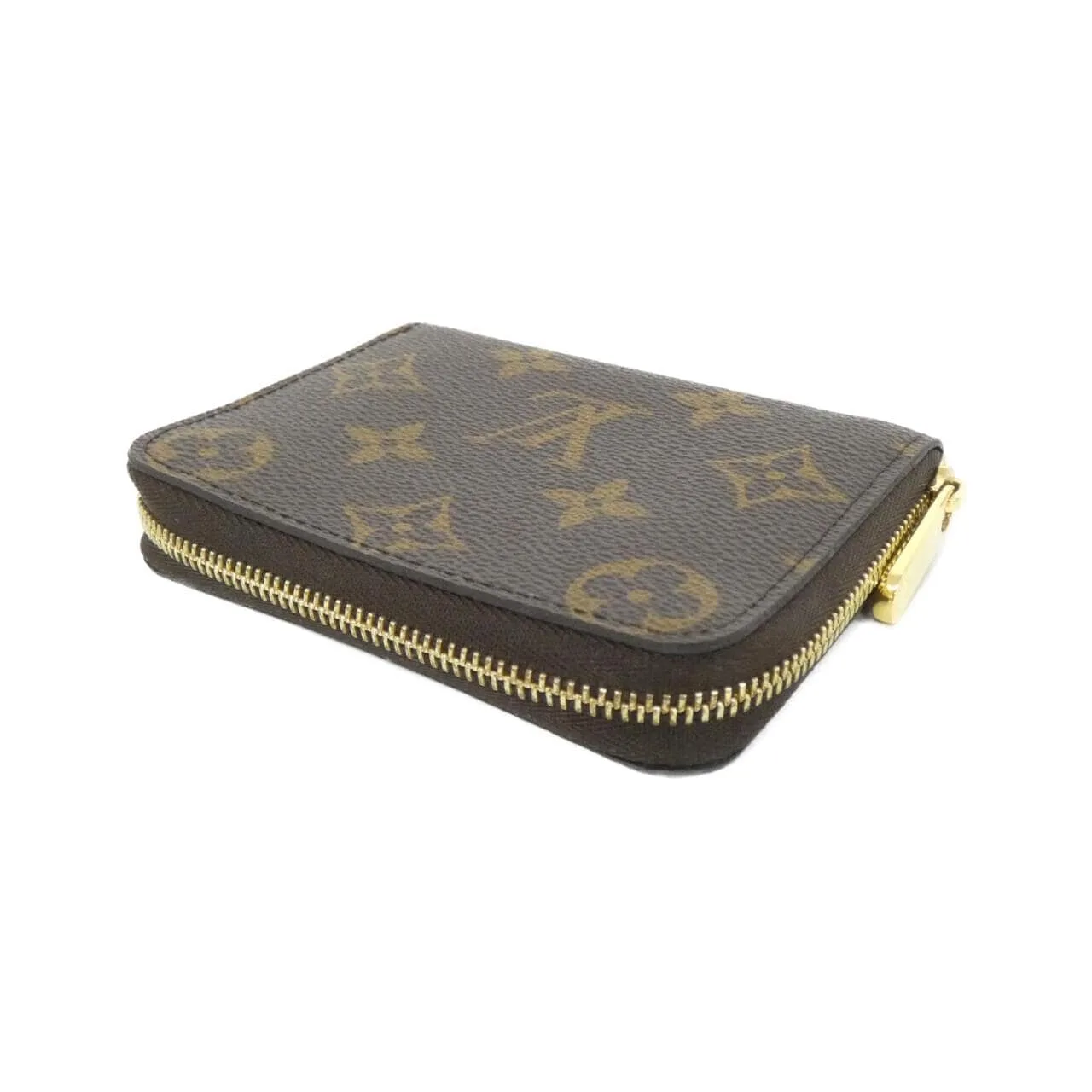 LOUIS VUITTON M60067 Coin Case Monogram 黑色 Monogram 中古品A - 縮圖 2