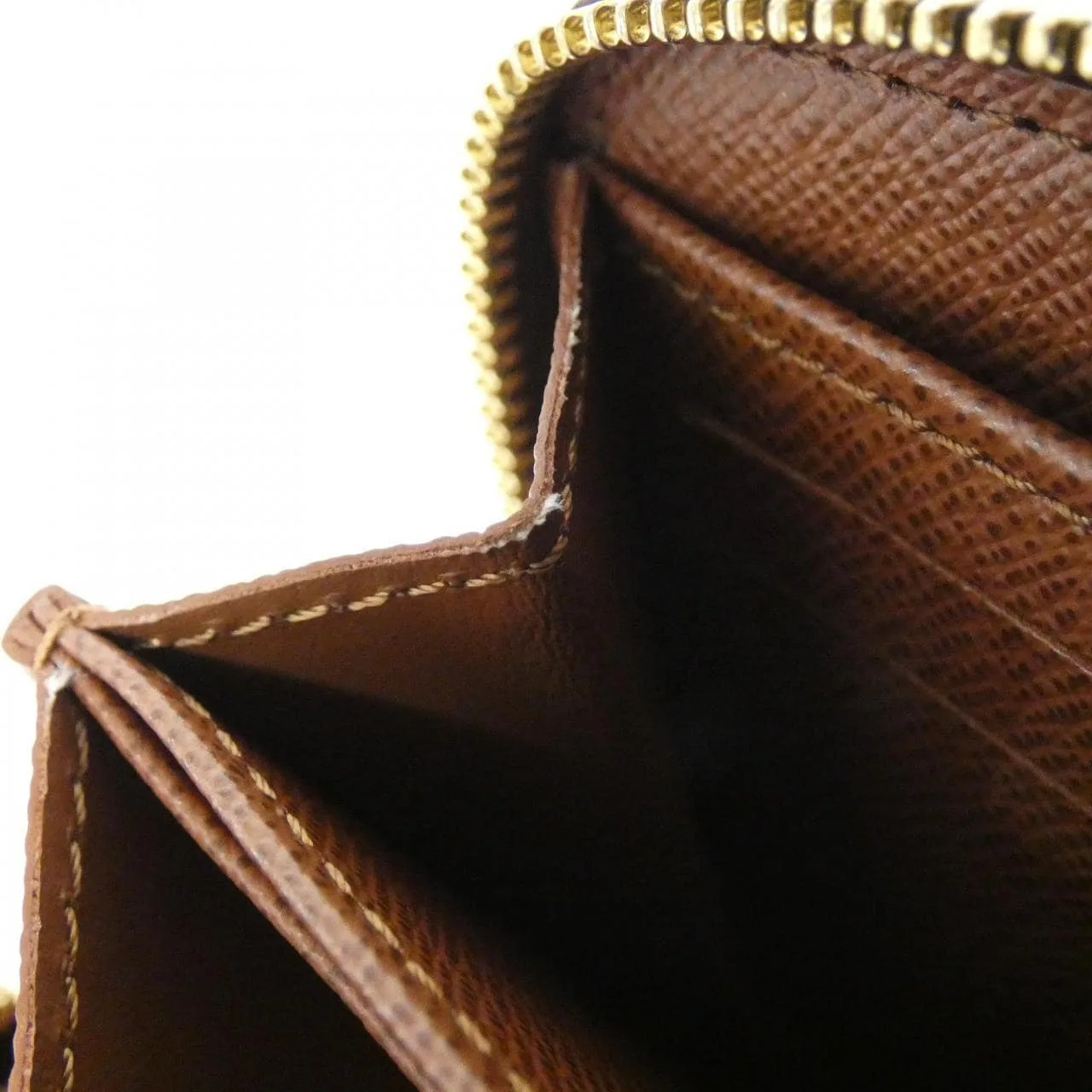 LOUIS VUITTON M60067 Coin Case Monogram 黑色 Monogram 中古品A - 縮圖 5