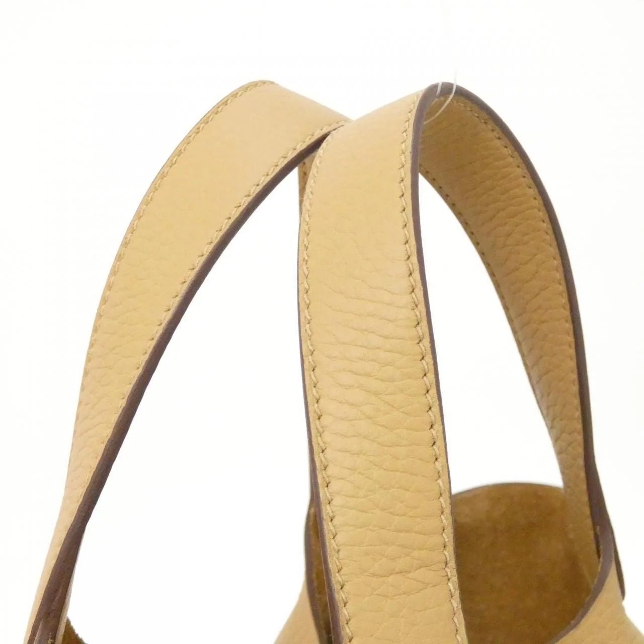 HERMES Picotin 056289CK Handbag Clemence Clemence Leather Unused - Thumbnail 4