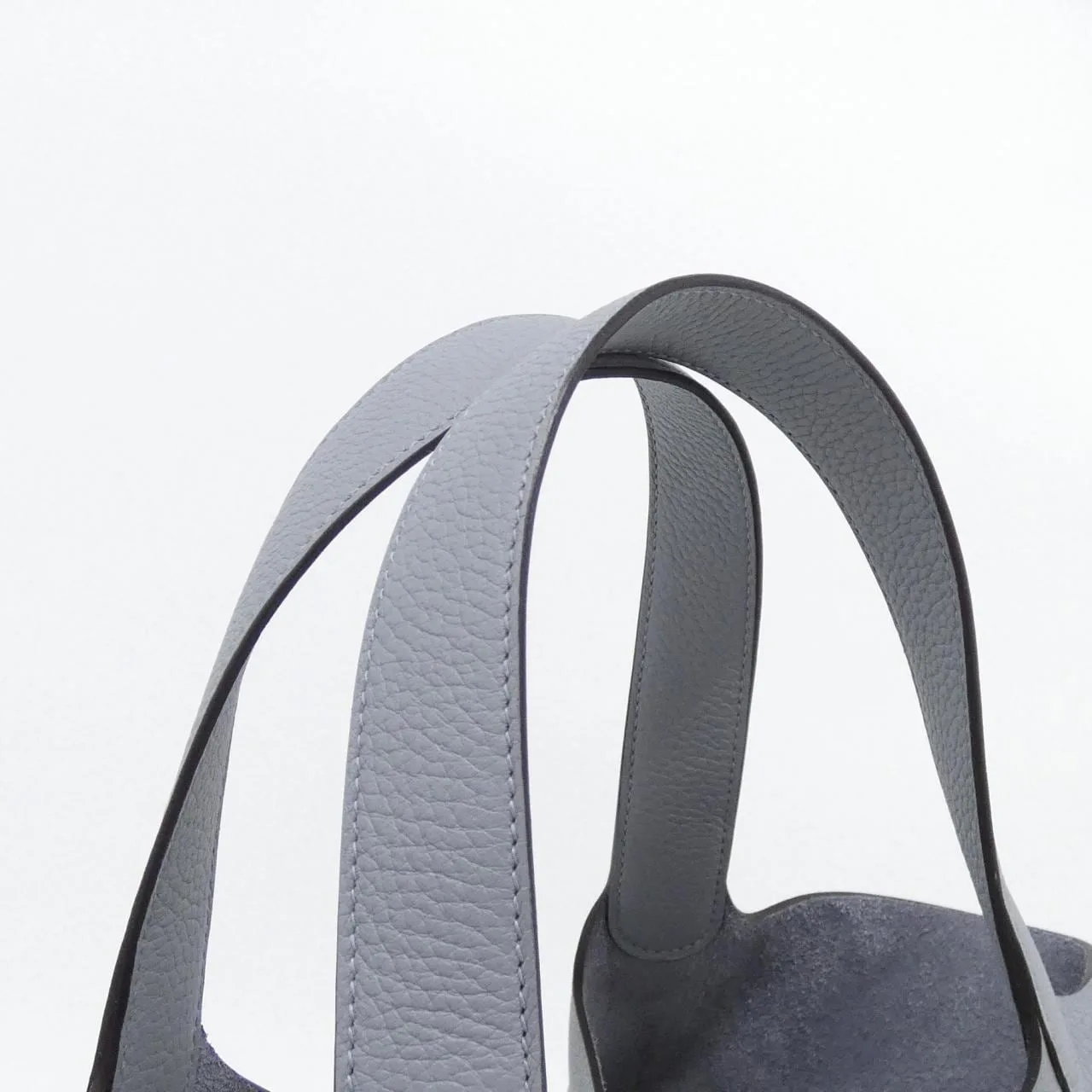 HERMES Picotin 060991CC Handbag Clemence Clemence 皮 未使用品 - 縮圖 4