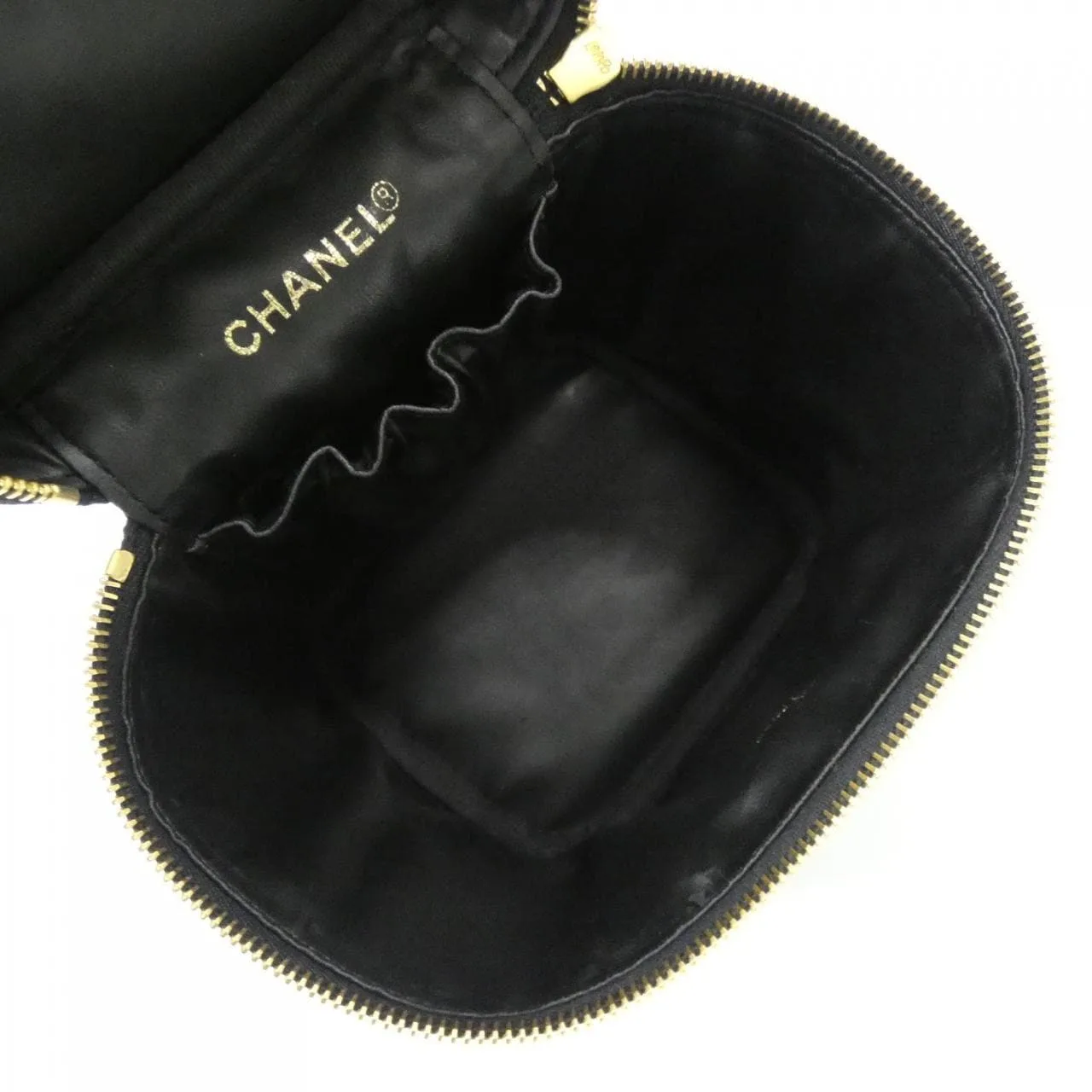 CHANEL 1998 Handbag Grained Calfskin Black Grained Calfskin Rank A - Thumbnail 6