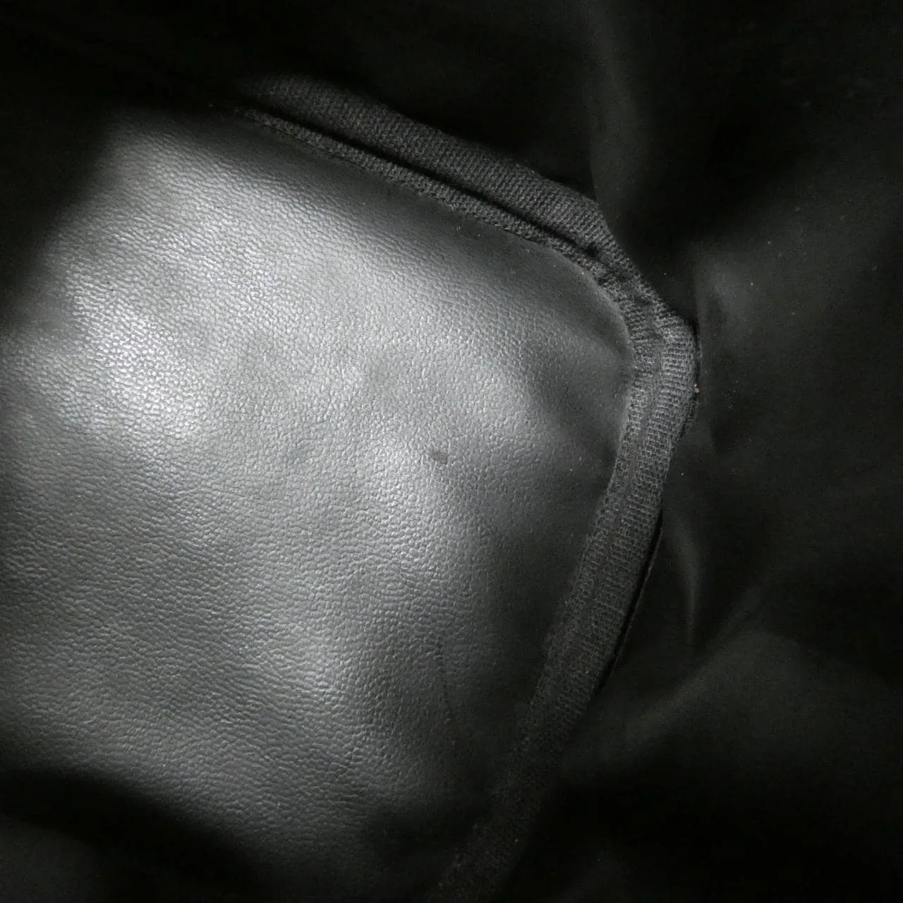 CHANEL 1998 Handbag Grained Calfskin Black Grained Calfskin Rank A - Thumbnail 7