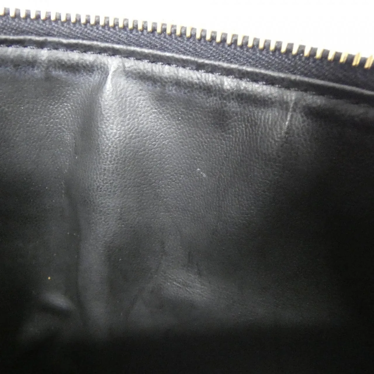 CHANEL 1998 Handbag Grained Calfskin Black Grained Calfskin Rank A - Thumbnail 8