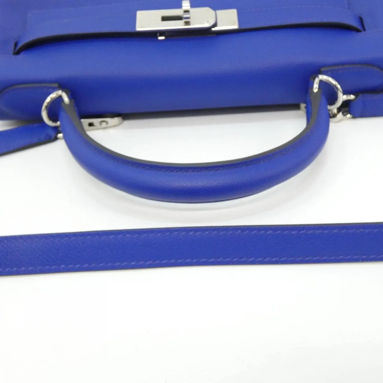 HERMES Kelly 075303CK Handbag Pink Rank A - Thumbnail 7