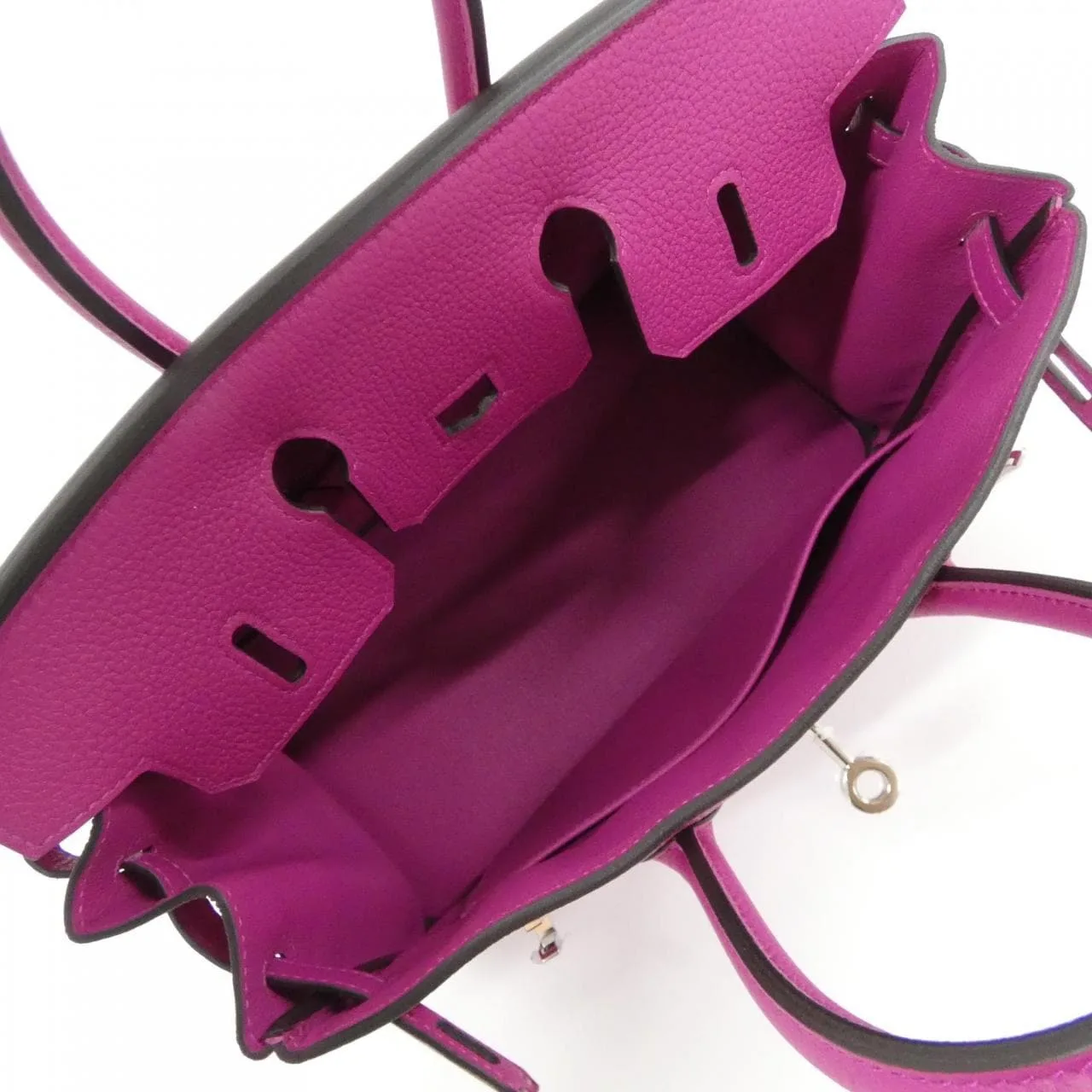 HERMES Birkin 041344CK Handbag Togo 紫色 Togo 牛皮 中古品A - 縮圖 8