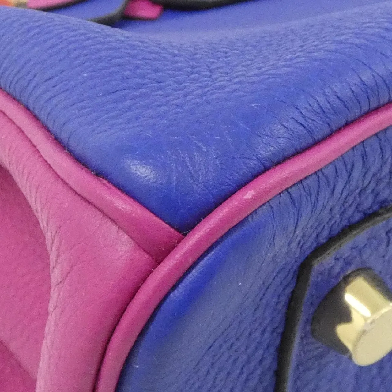 HERMES Birkin Handbag Togo 紫色 Togo 牛皮 中古品A - 縮圖 3