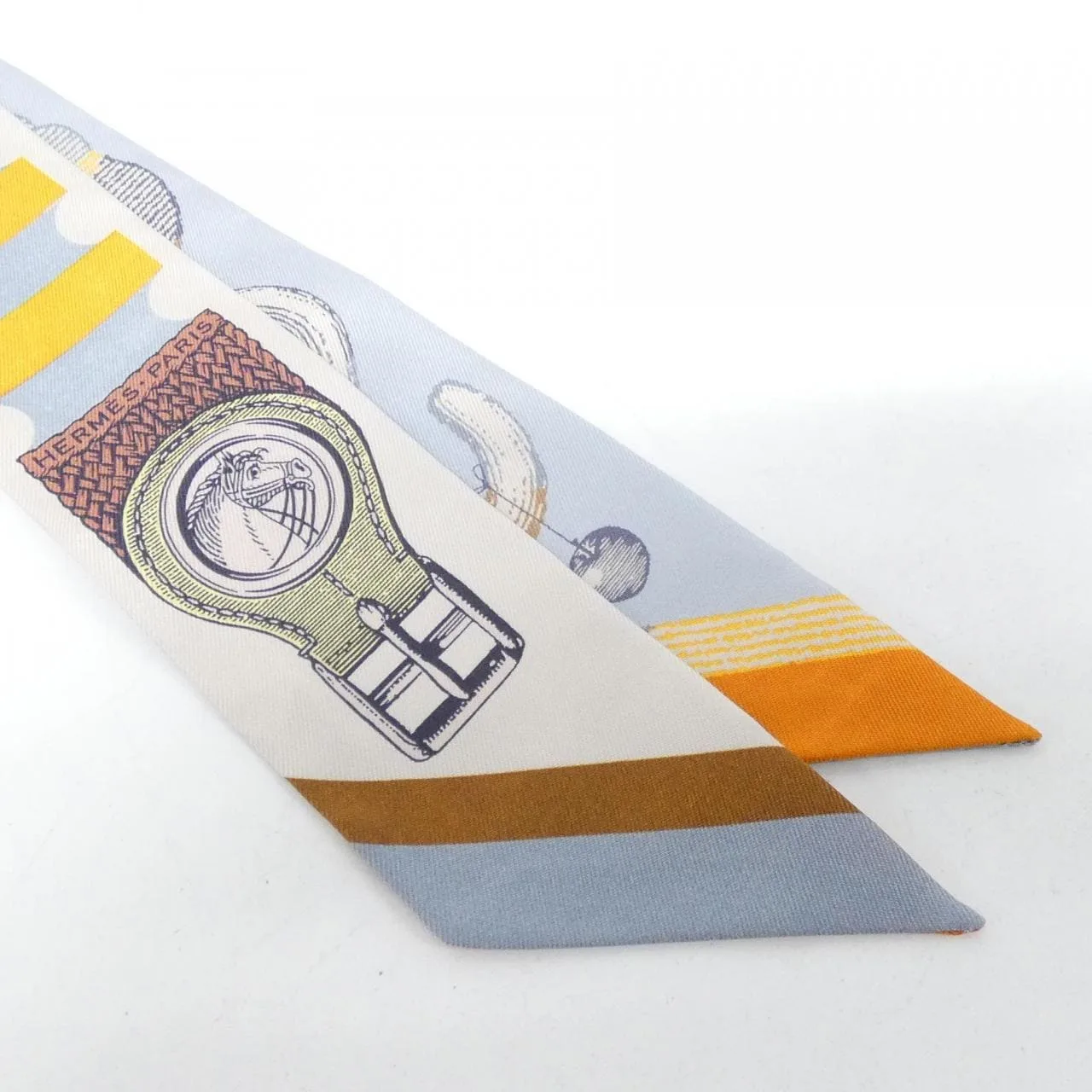 HERMES 064288S Scarf Black Rank A - Thumbnail 2