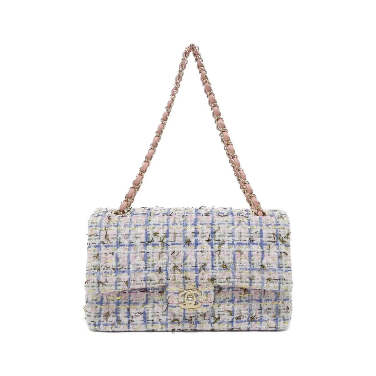 CHANEL Matelasse 1112 Shoulder Tweed