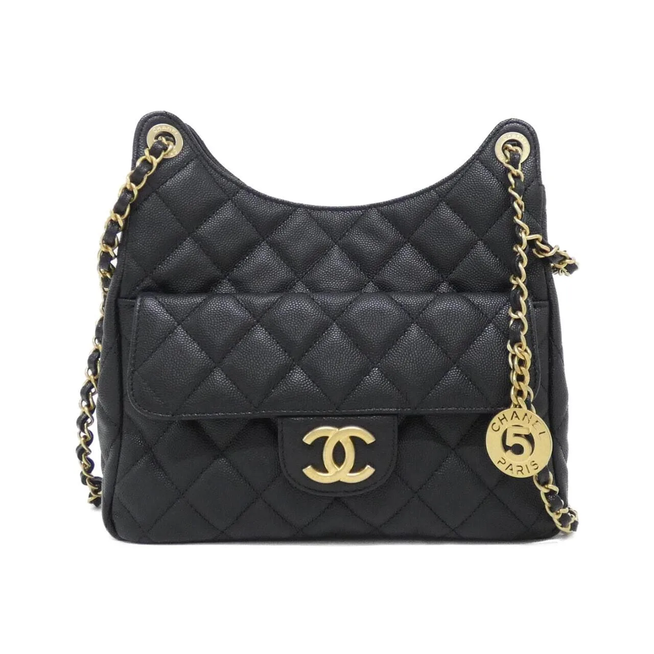 CHANEL Chanel 22 AS3690 Shoulder Grained Calfskin