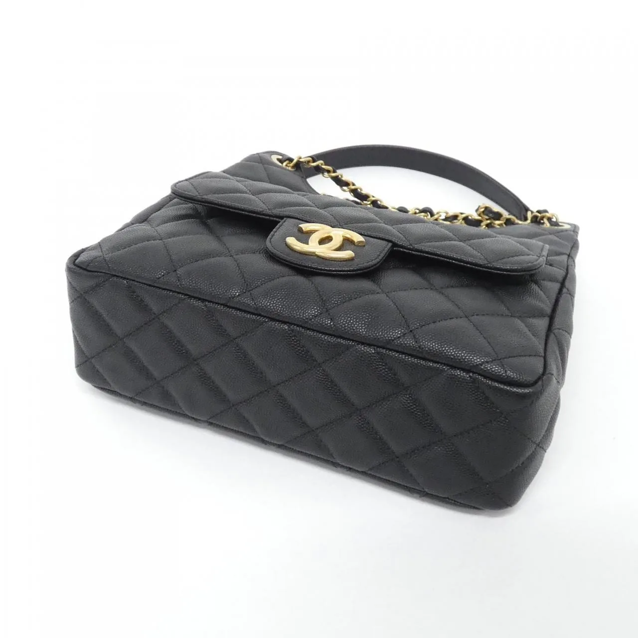 CHANEL Chanel 22 AS3690 Shoulder Grained Calfskin Black Grained Calfskin Rank A - Thumbnail 3