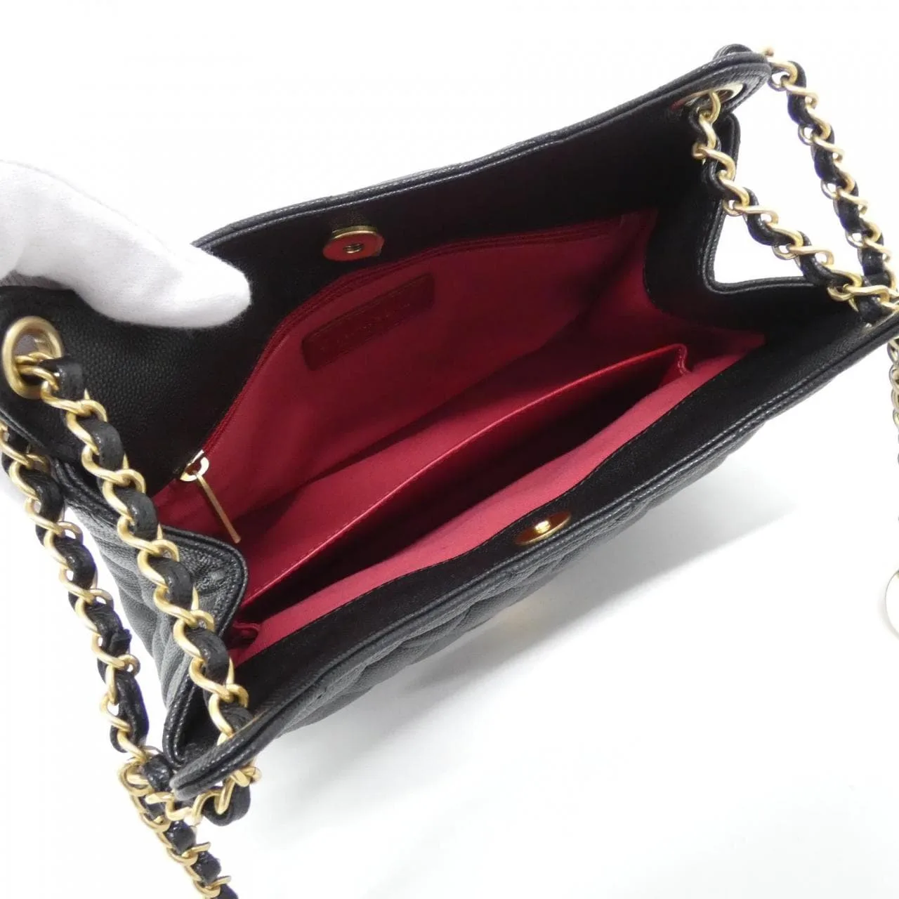 CHANEL Chanel 22 AS3690 Shoulder Grained Calfskin Black Grained Calfskin Rank A - Thumbnail 6