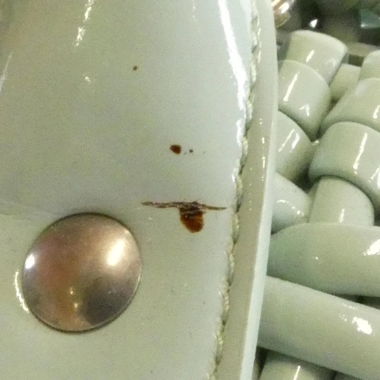 BALENCIAGA Bistro 671342 2IE3Y Handbag Patent Leather Black Patent Leather Rank B - Thumbnail 5