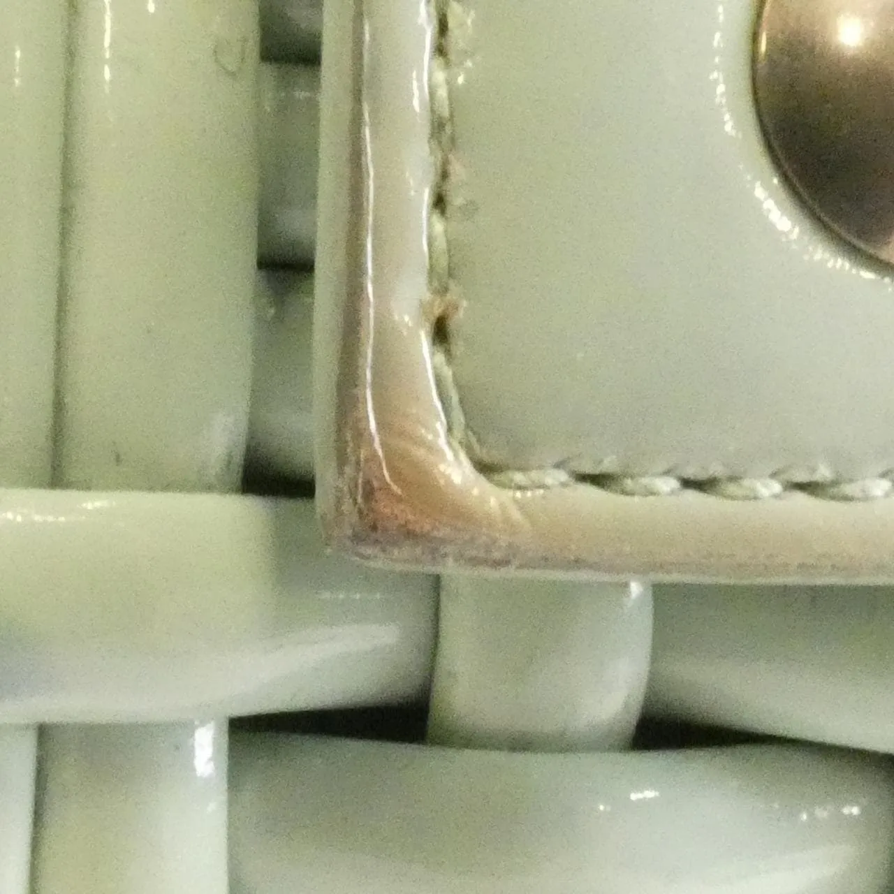 BALENCIAGA Bistro 671342 2IE3Y Handbag Patent Leather Black Patent Leather Rank B - Thumbnail 6