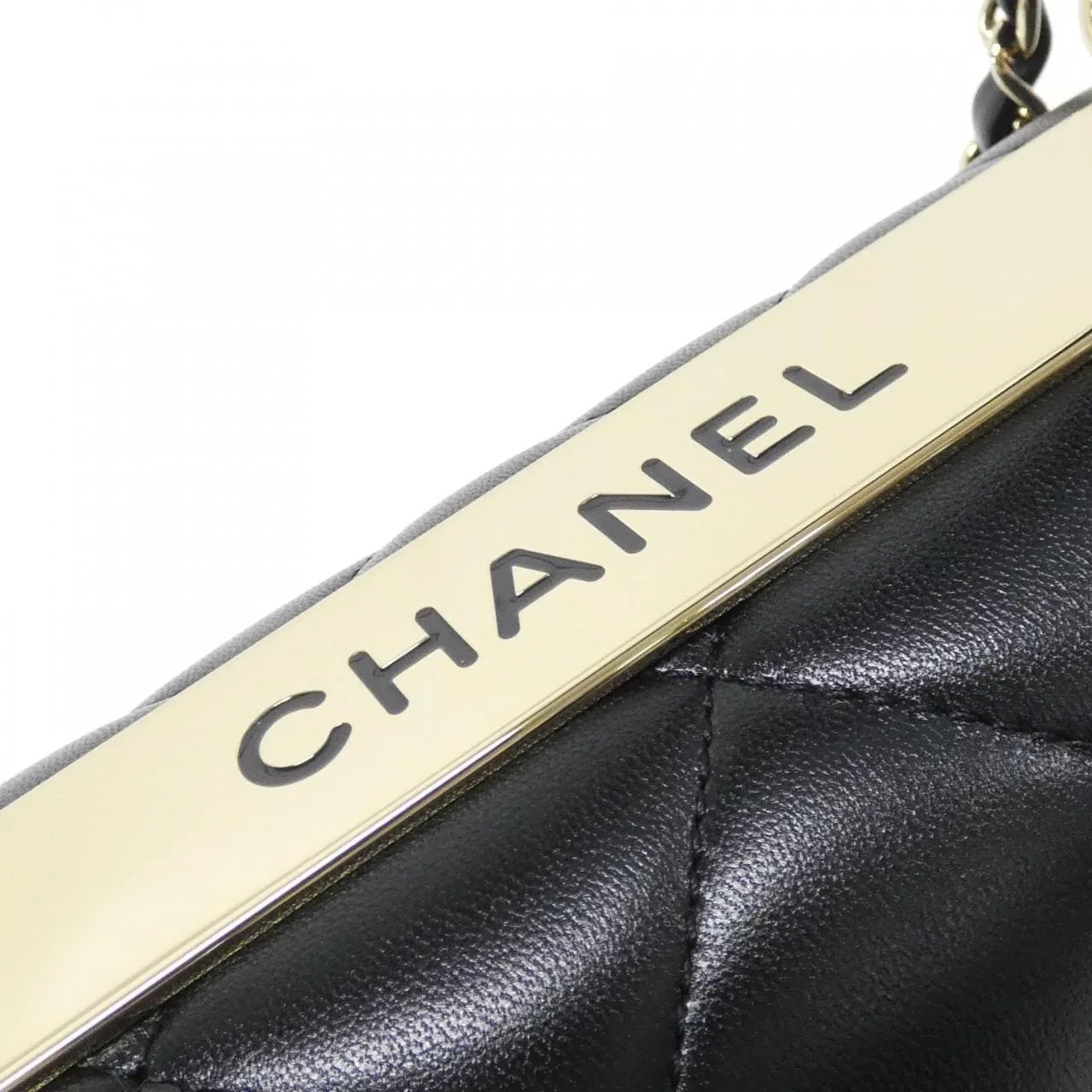 CHANEL 92236 Handbag Lambskin Black Lambskin Rank A - Thumbnail 5