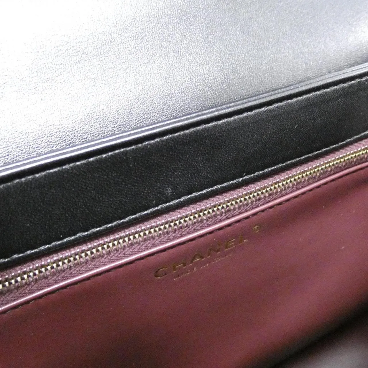 CHANEL 92236 Handbag Lambskin Black Lambskin Rank A - Thumbnail 8