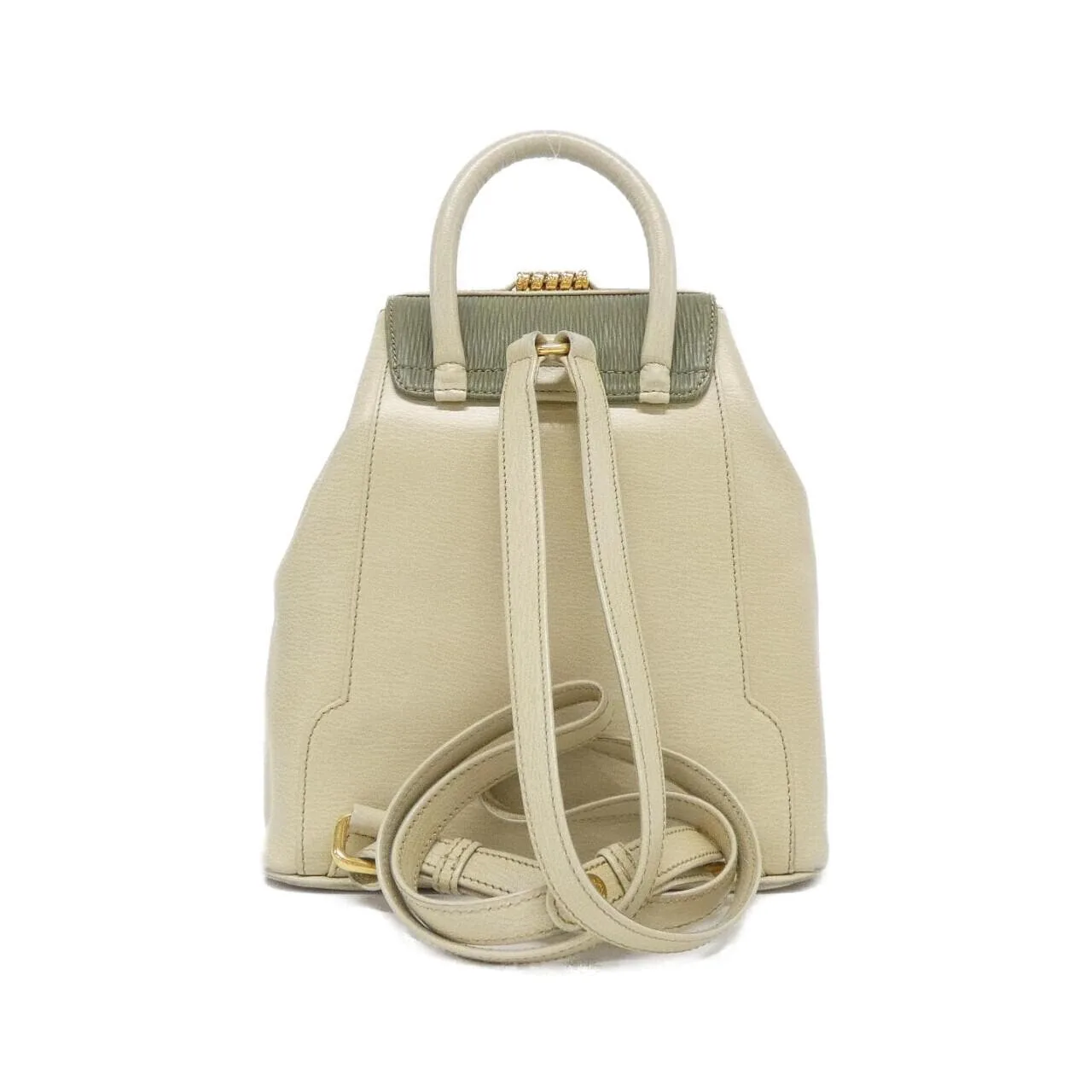 LOEWE Backpack Leather Black Leather Rank A - Thumbnail 2