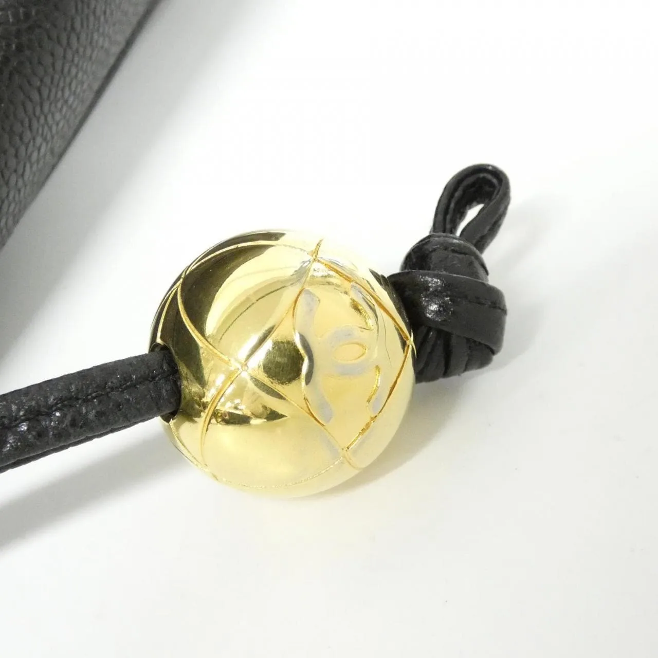 CHANEL 03675 Shoulder Grained Calfskin Black Grained Calfskin Rank A - Thumbnail 5