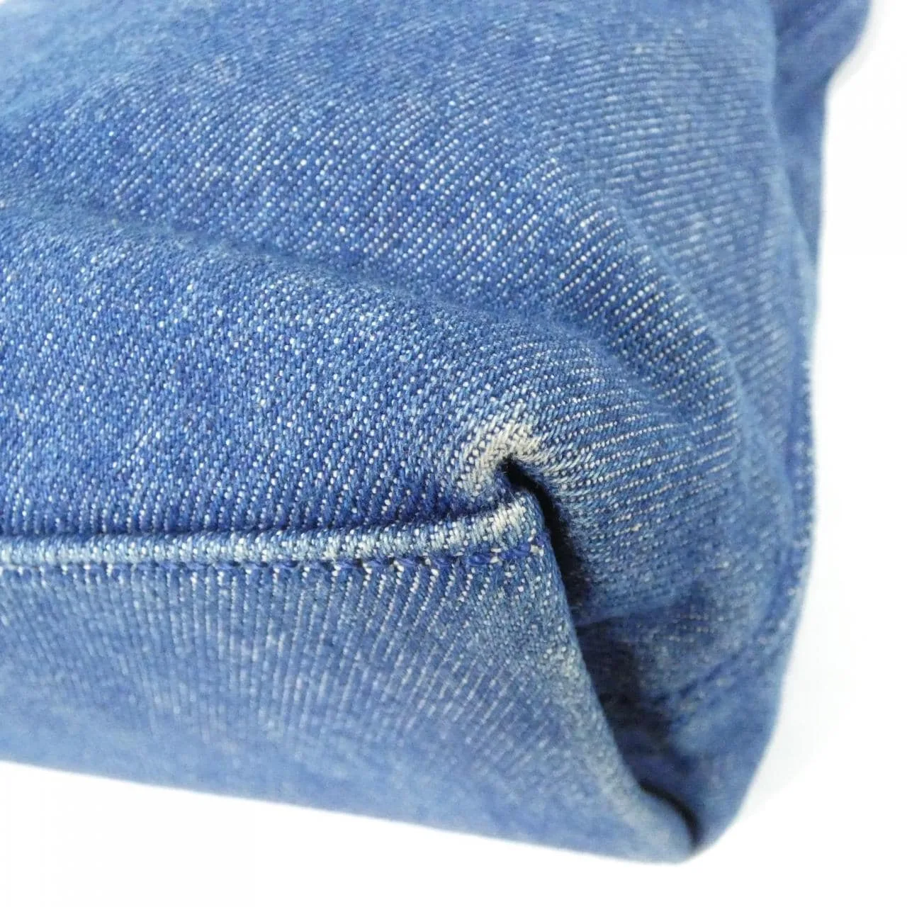 CHANEL Handbag Denim Brown Denim Rank B - Thumbnail 3