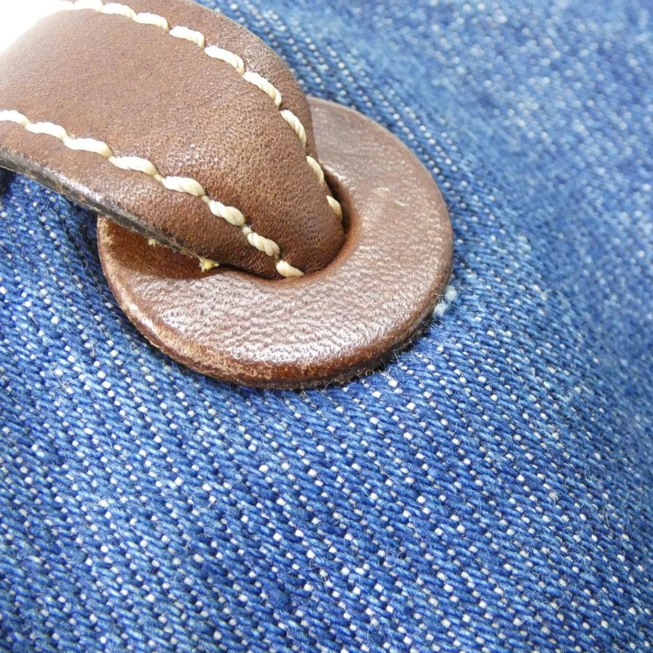 CHANEL Handbag Denim Brown Denim Rank B - Thumbnail 6