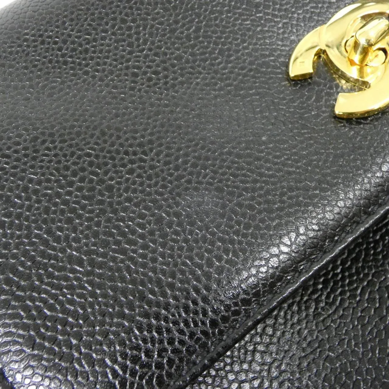 CHANEL 07266 Backpack Grained Calfskin 黑色 荔枝紋牛皮 中古品A - 縮圖 4