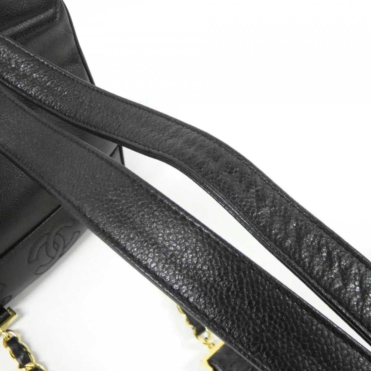 CHANEL 07266 Backpack Grained Calfskin 黑色 荔枝紋牛皮 中古品A - 縮圖 6