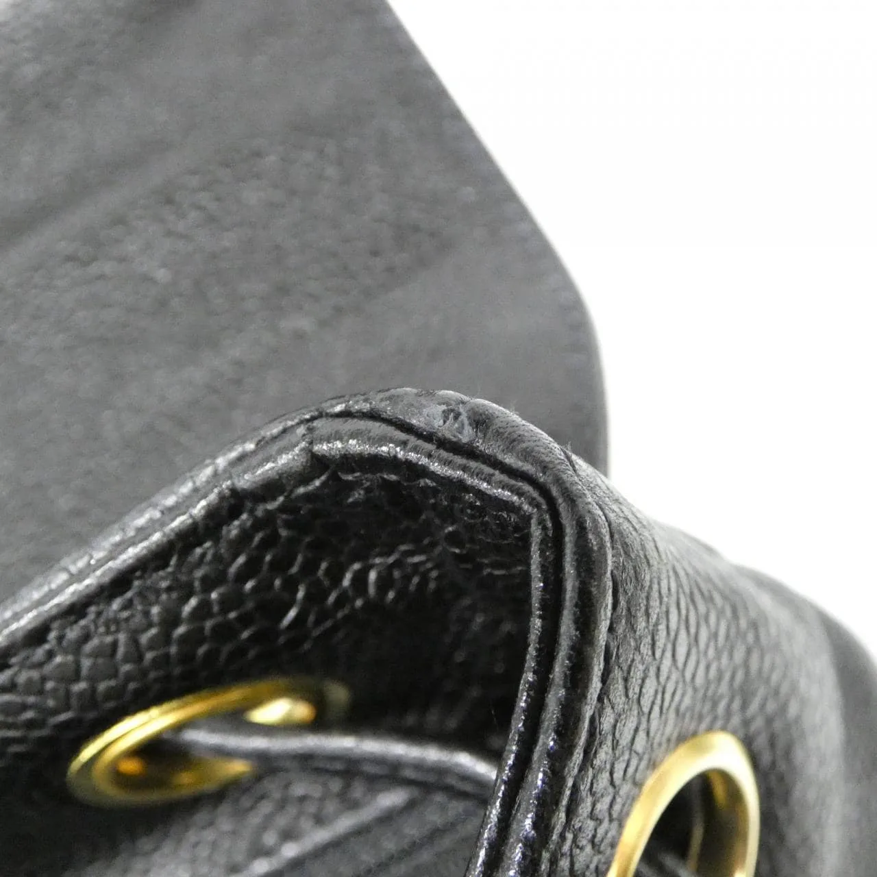 CHANEL 07266 Backpack Grained Calfskin 黑色 荔枝紋牛皮 中古品A - 縮圖 10