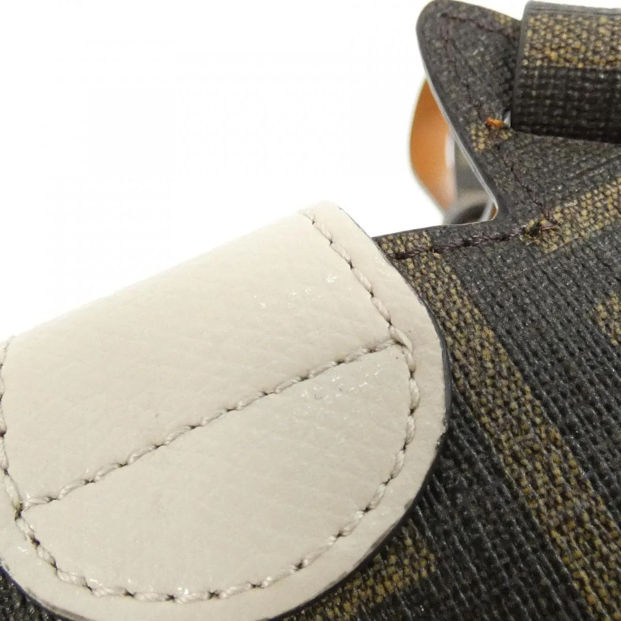 FENDI 8M0524 AYIY Card Case Canvas 黑色 帆布 中古品A - 縮圖 3