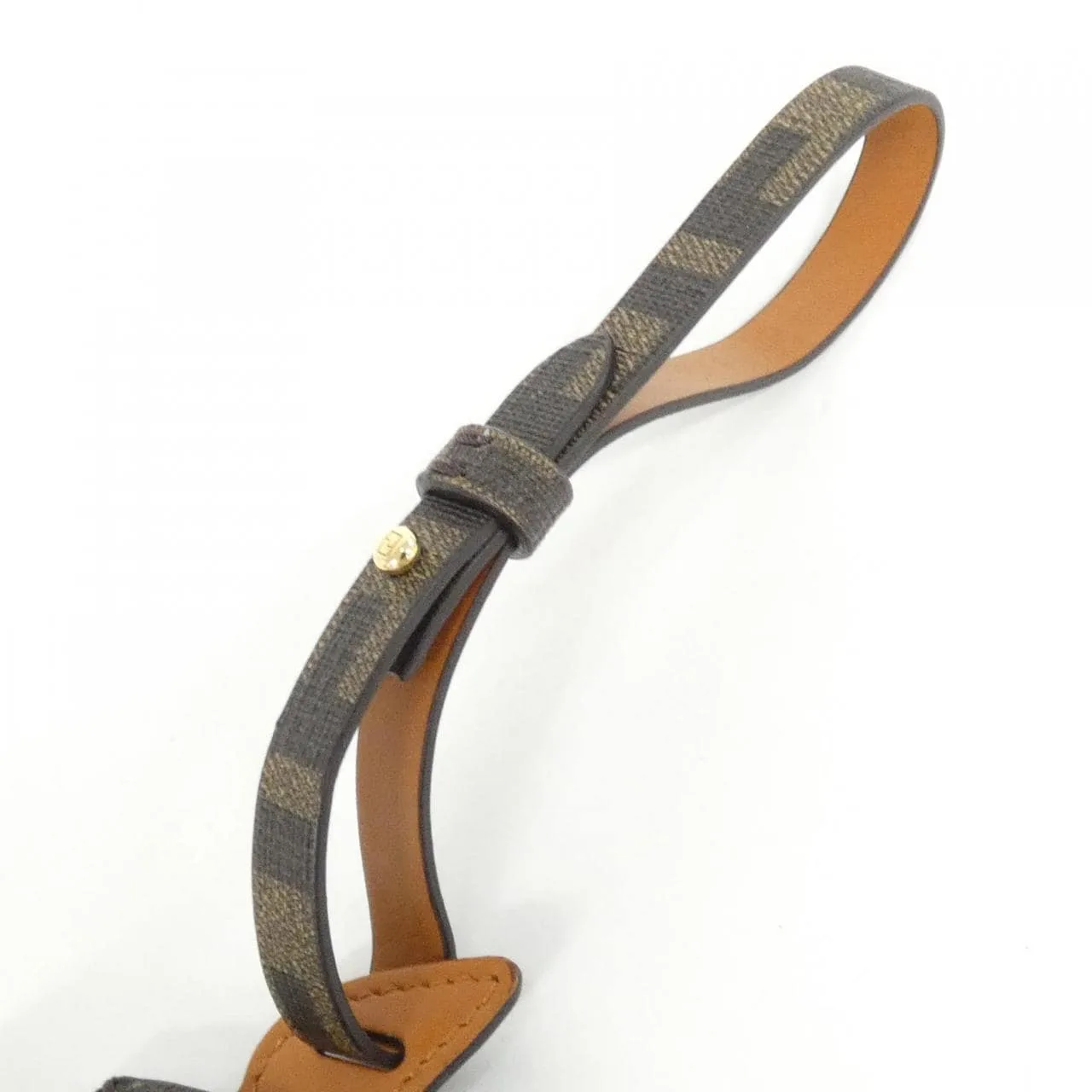 FENDI 8M0524 AYIY Card Case Canvas 黑色 帆布 中古品A - 縮圖 6