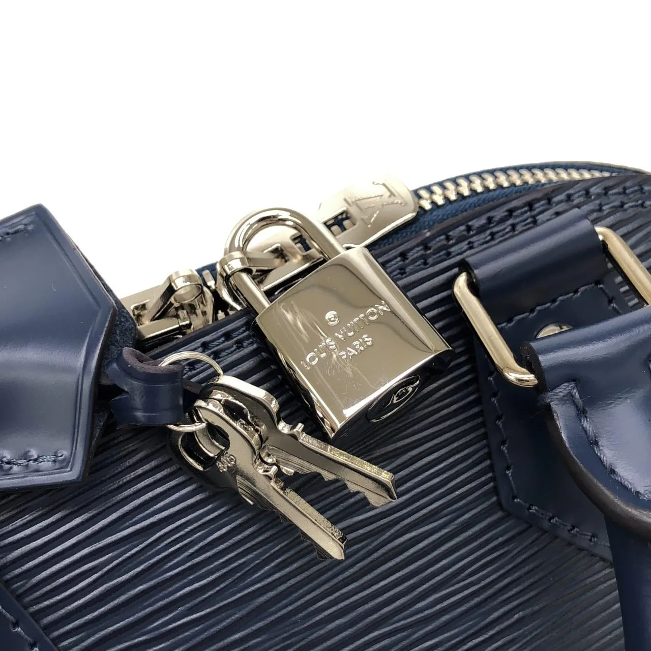 LOUIS VUITTON Alma M40855 Handbag Epi Blue Epi Rank A - Thumbnail 2