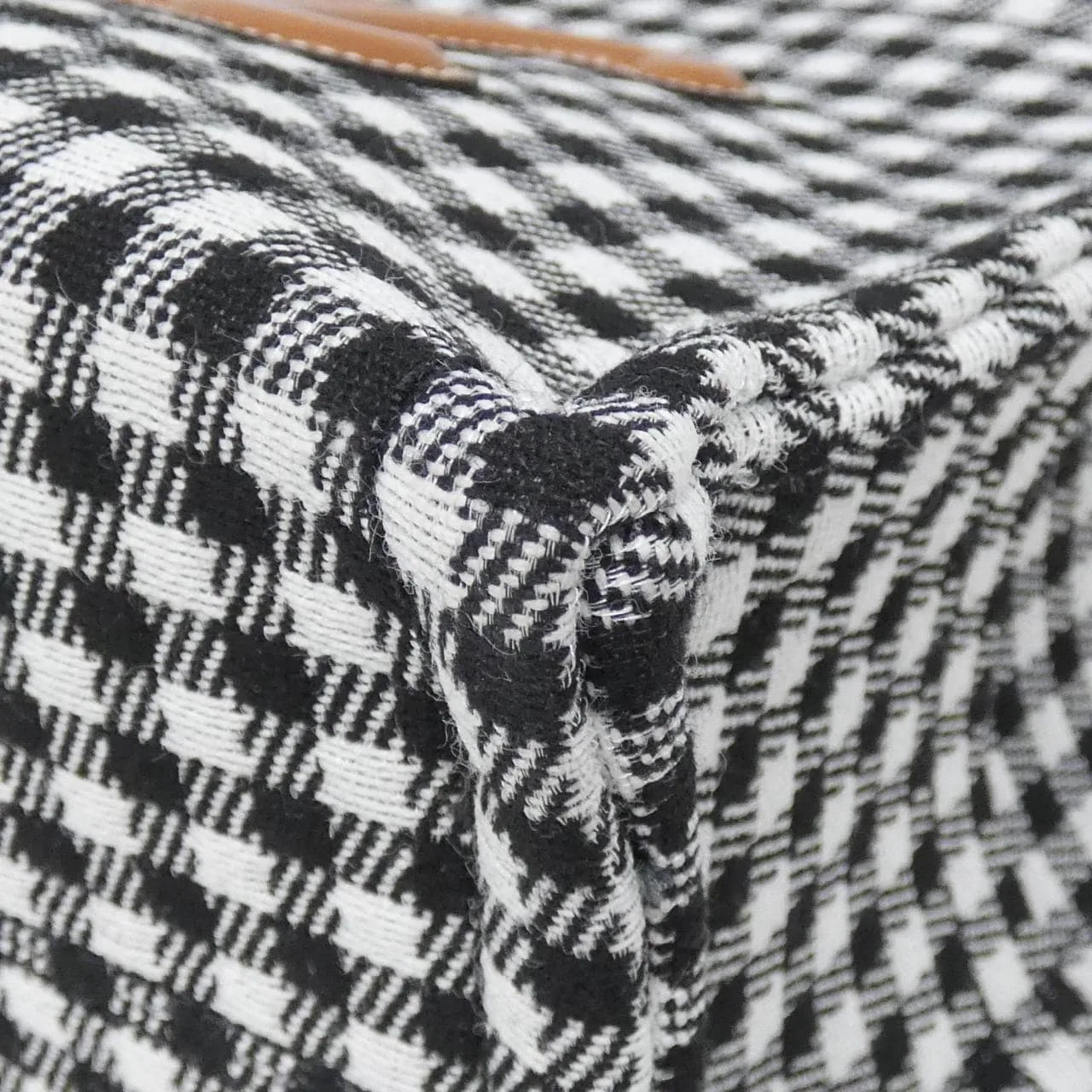 CELINE Cabas 199162FYQ 手提包 帆布 黑色 帆布 中古品A - 縮圖 3