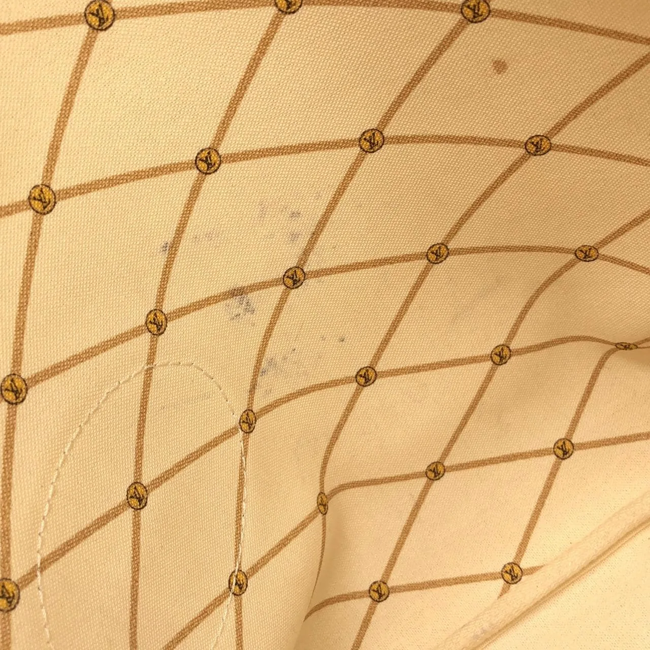 LOUIS VUITTON Neverfull N41734 Tote Damier 黑色 Damier 中古品B - 縮圖 10