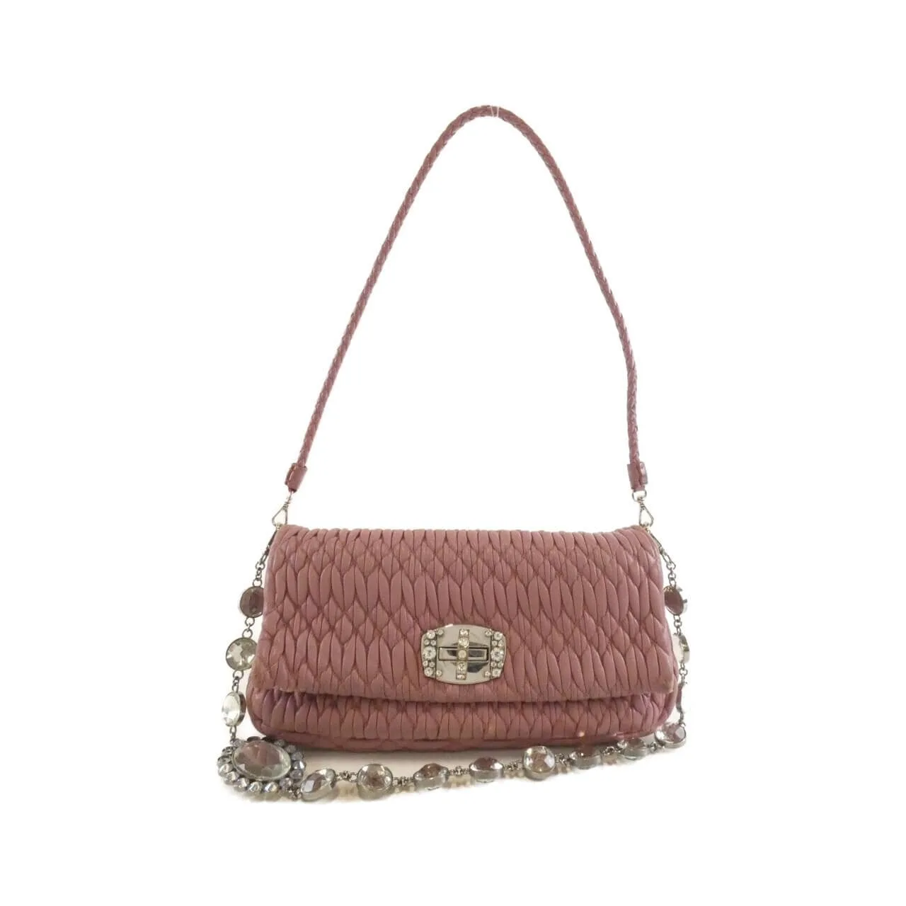 MIU MIU RP0233 Shoulder Black