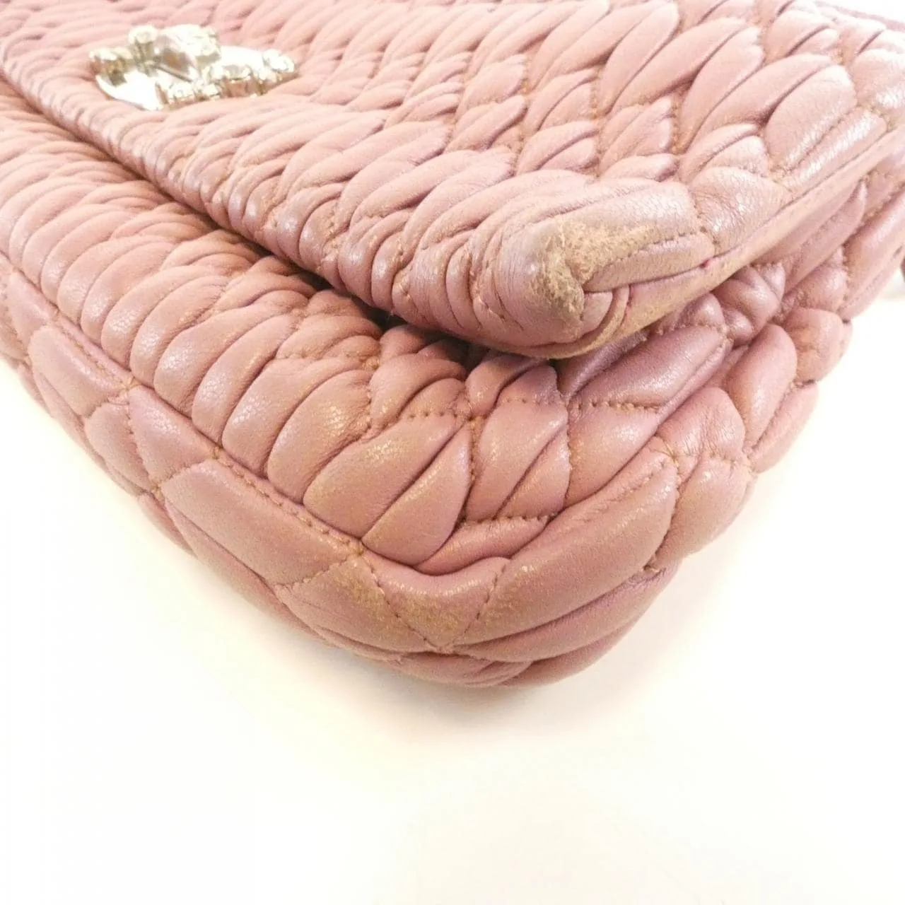 MIU MIU RP0233 Shoulder 黑色 中古品B - 縮圖 4