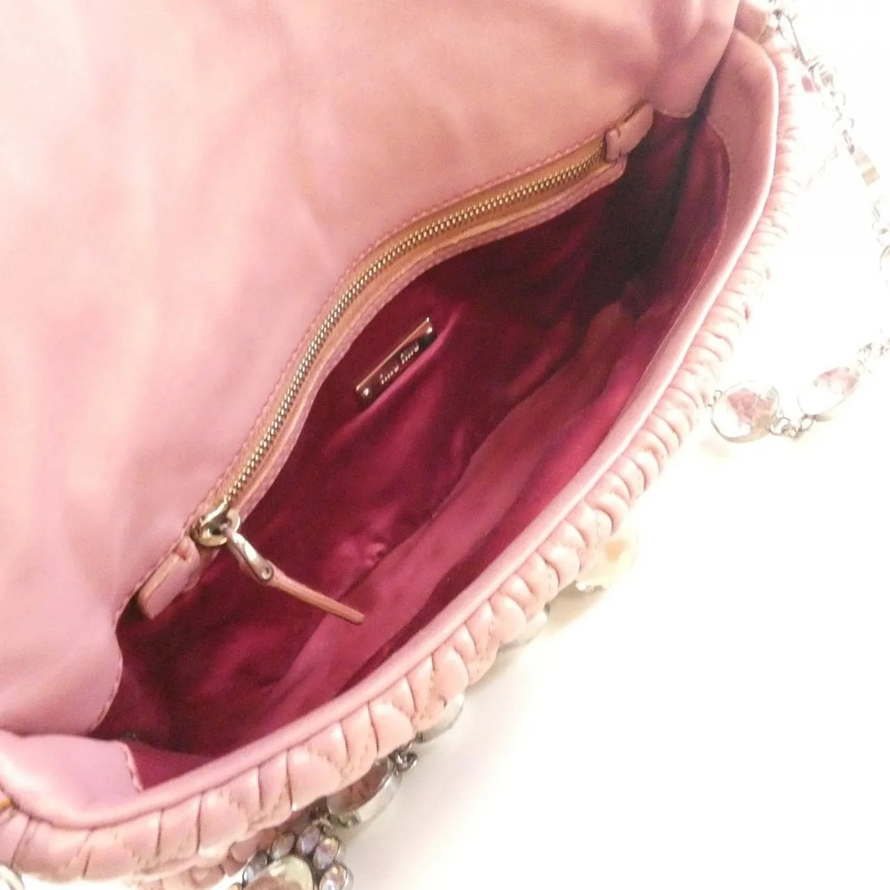 MIU MIU RP0233 Shoulder 黑色 中古品B - 縮圖 9