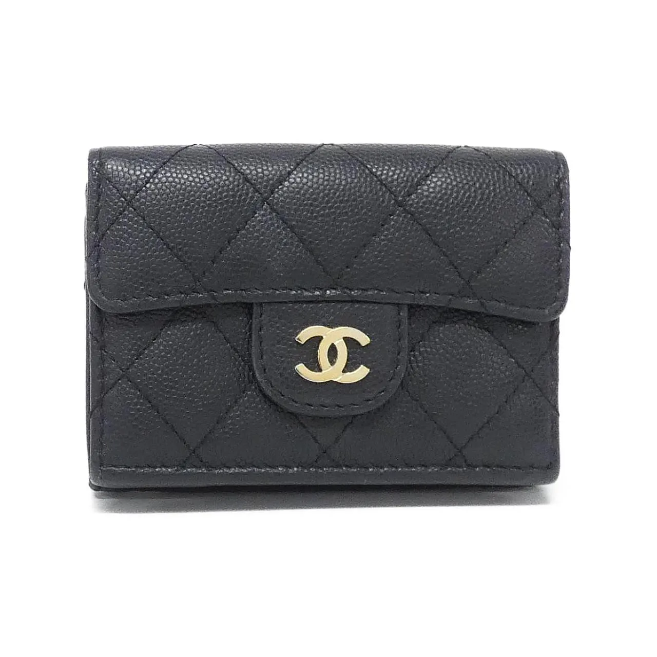 CHANEL Timeless Classic AP0230 Wallet Grained Calfskin 黑色