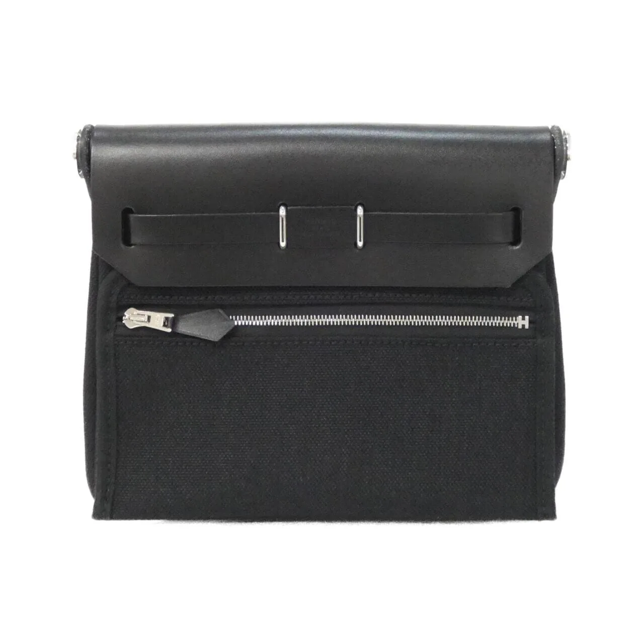 HERMES Herbag 086430CK Shoulder 黑色 未使用品 - 縮圖 2