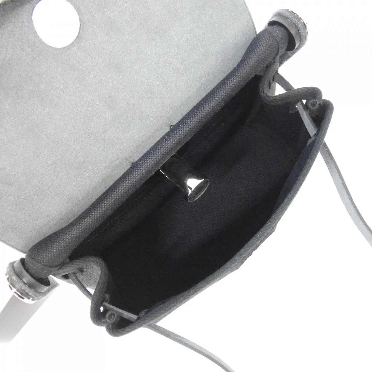 HERMES Herbag 086430CK Shoulder 黑色 未使用品 - 縮圖 5