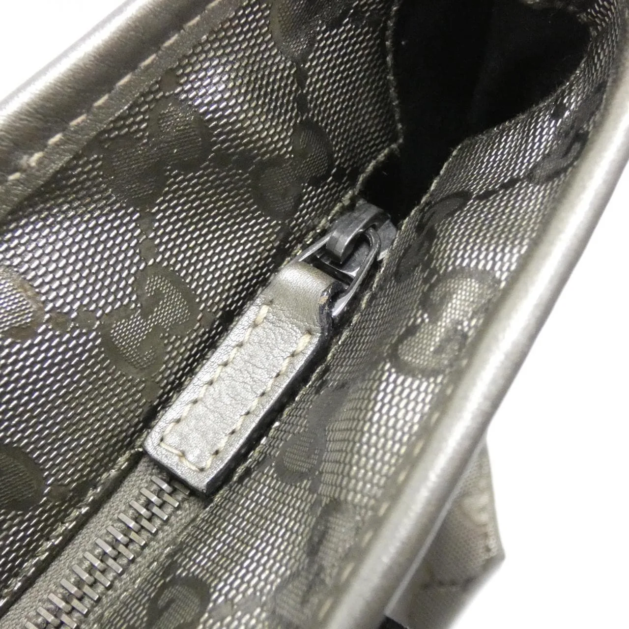 GUCCI 211138 FU4FR 手提包 黑色 中古品A - 縮圖 6