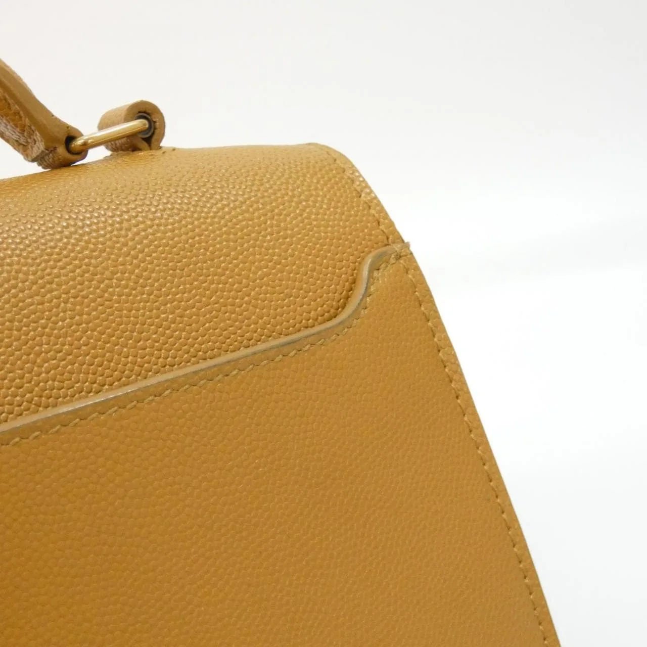 SAINT LAURENT Cassandre 623930 BOW0W Handbag Beige Rank A - Thumbnail 5