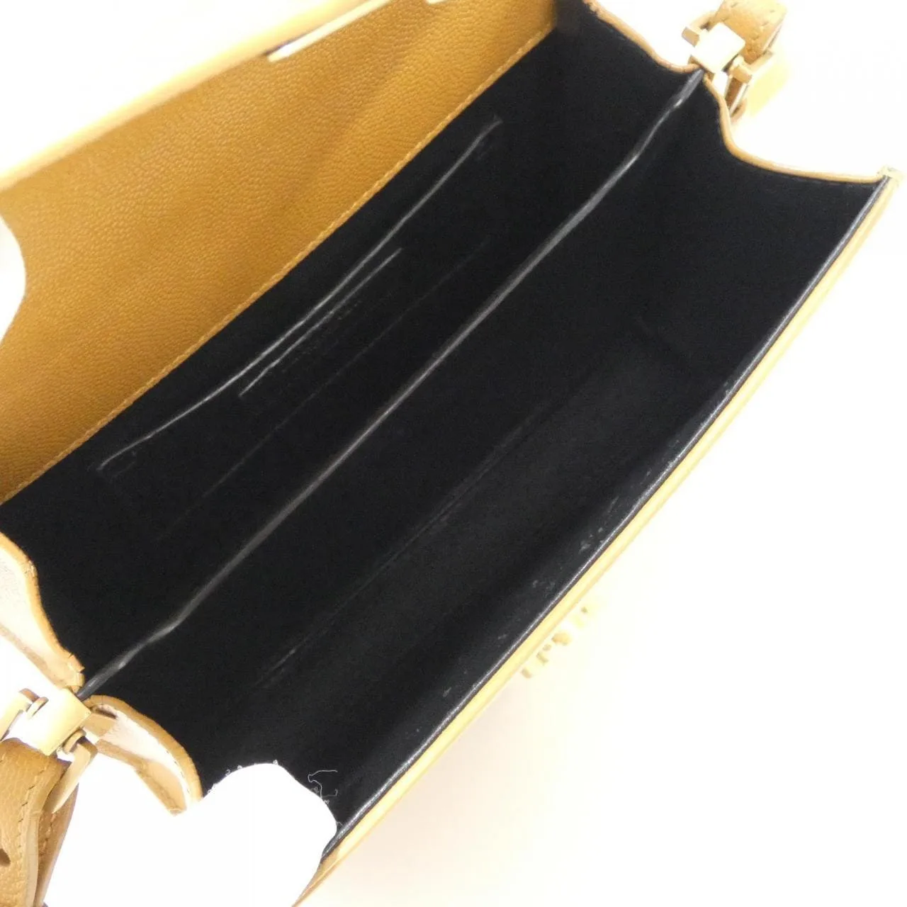 SAINT LAURENT Cassandre 623930 BOW0W Handbag Beige Rank A - Thumbnail 9