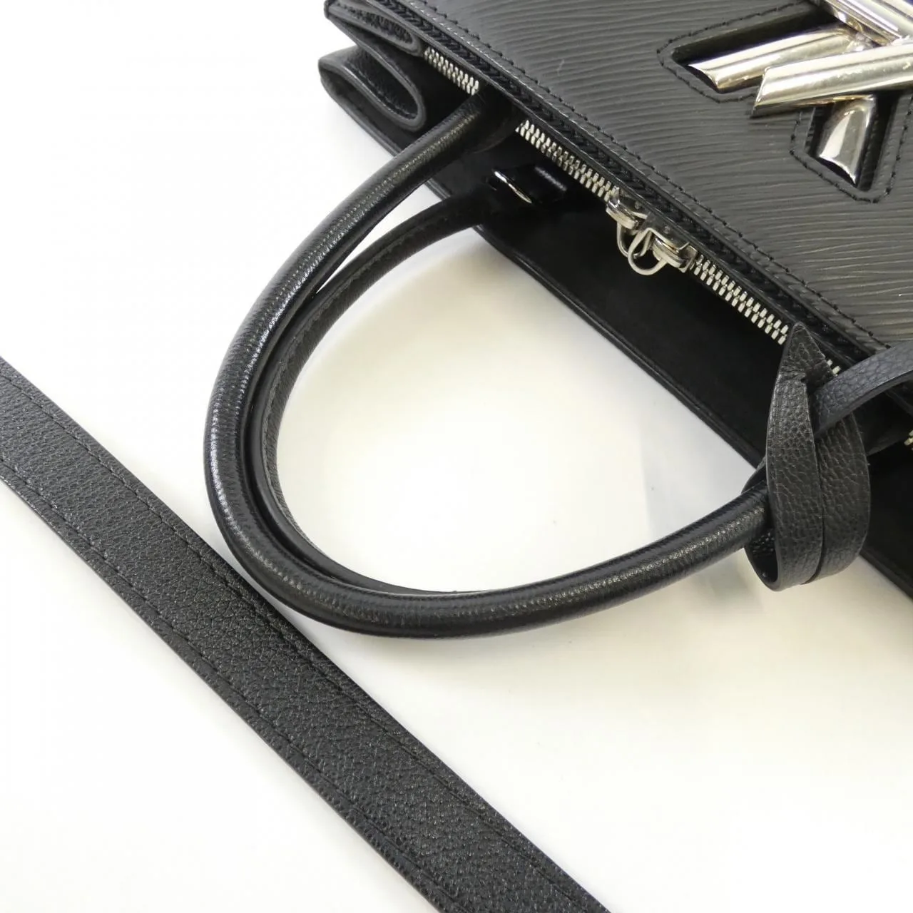 LOUIS VUITTON Twist M54810 托特包 Epi 黑色 Epi 中古品B - 縮圖 7