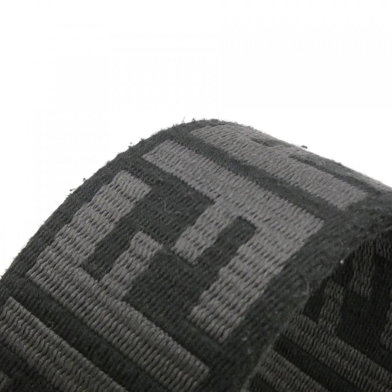 FENDI 8AV134 ADKG Wallet Canvas 黑色 帆布 中古品A - 縮圖 3