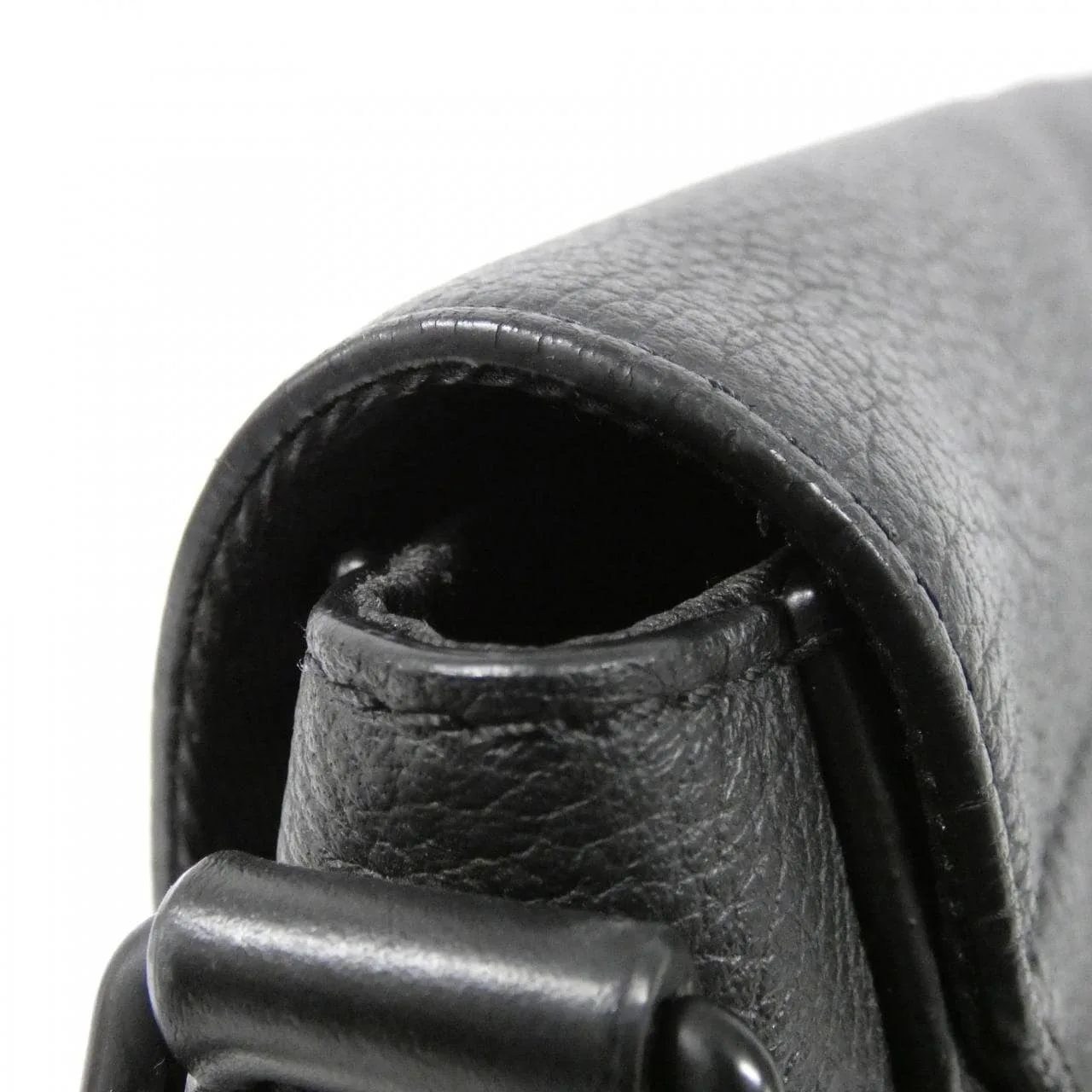 LOUIS VUITTON M57080 Shoulder Lambskin 黑色 羊皮 中古品A - 縮圖 6