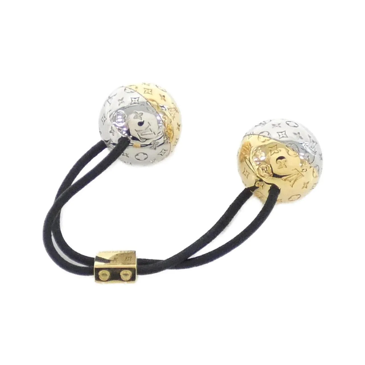 LOUIS VUITTON M80266 Accessories Lambskin 黑色 羊皮 中古品A - 縮圖 2