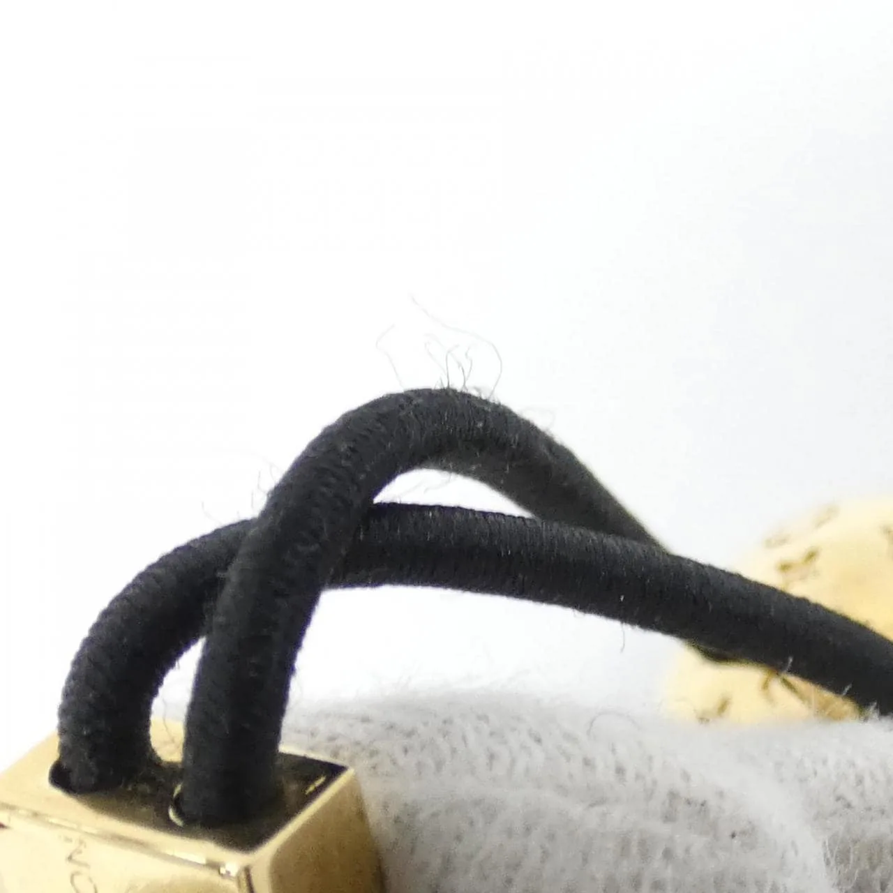 LOUIS VUITTON M80266 Accessories Lambskin 黑色 羊皮 中古品A - 縮圖 4