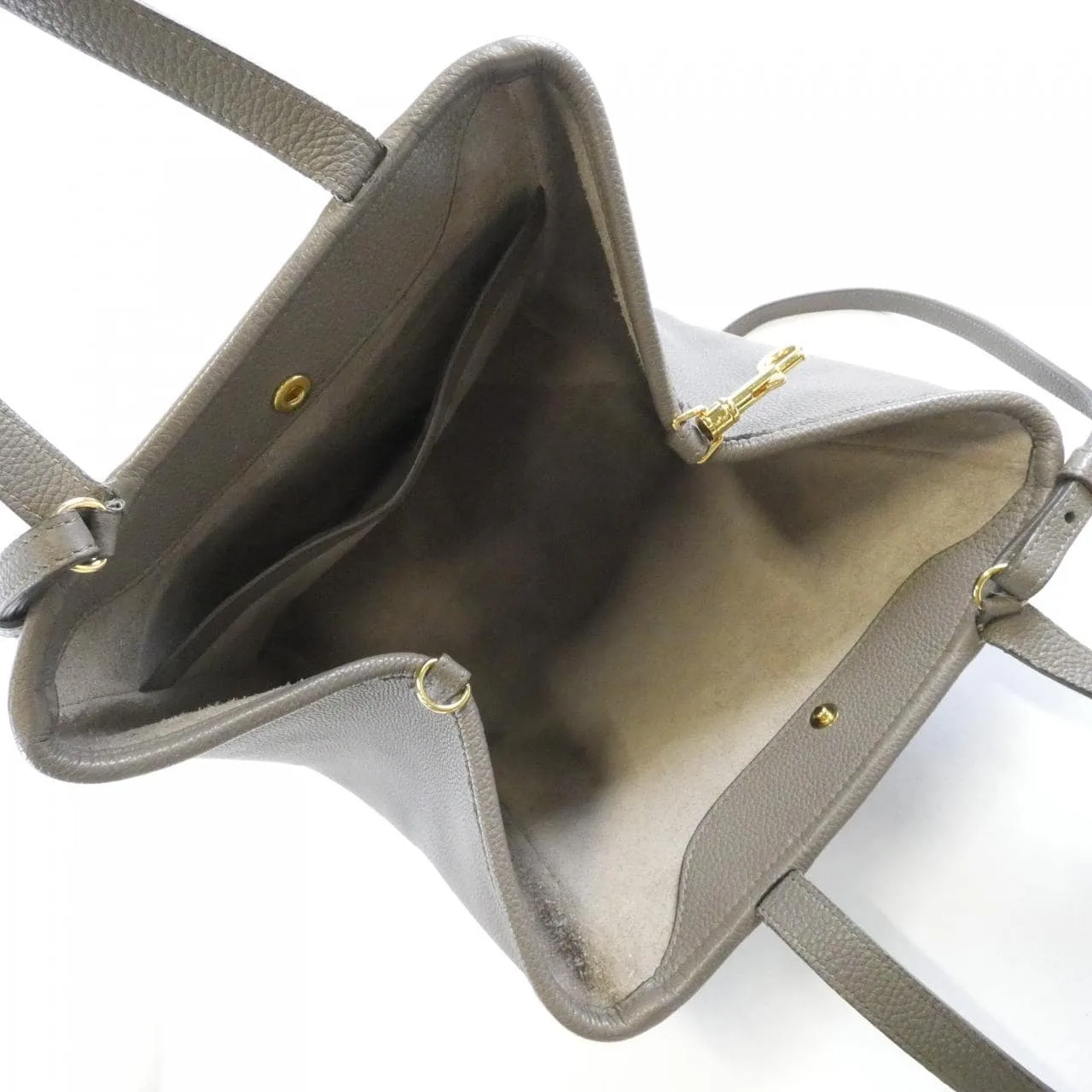 CELINE Cabas 194073CR7 Handbag 黑色 中古品B - 縮圖 8