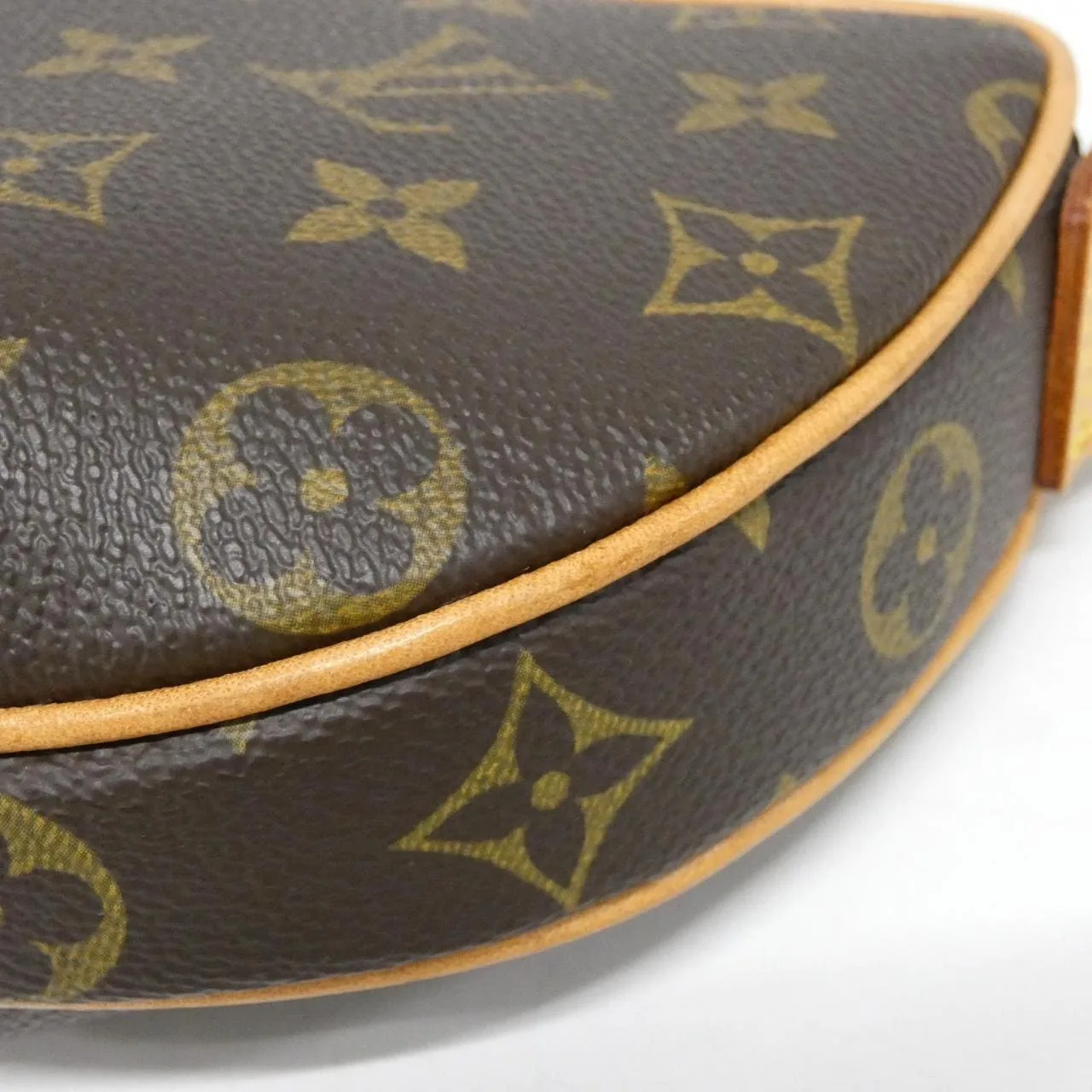 LOUIS VUITTON Pochette M51510 Shoulder Monogram 黑色 Monogram 中古品A - 縮圖 2