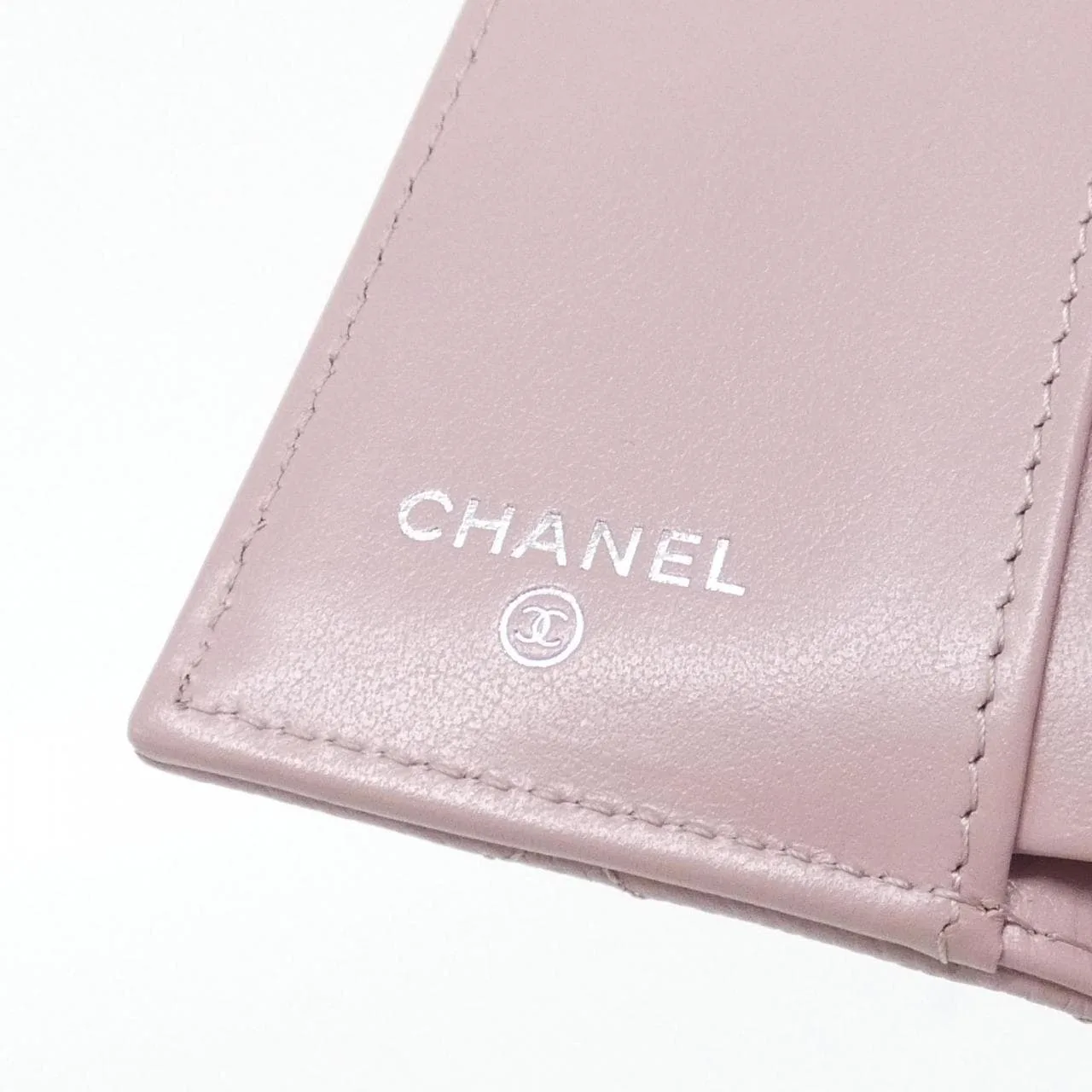 CHANEL Timeless Classic AP0230 Wallet Grained Calfskin 粉色 荔枝紋牛皮 中古品A - 縮圖 6